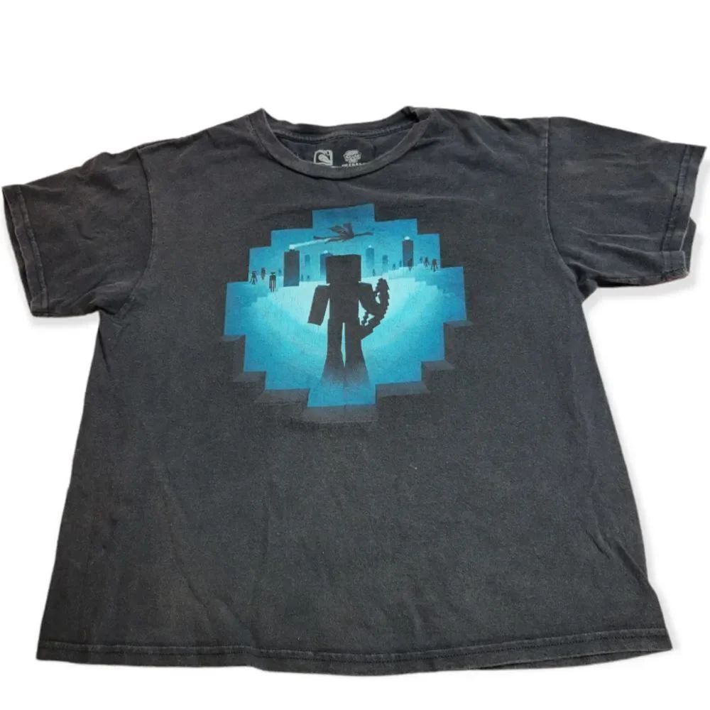 Minecraft shirt XL14/16